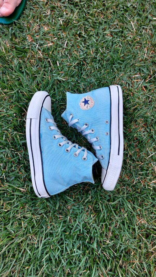 All Star ORIGINAL, verde água, cano médio, Tam 34 - Image 3