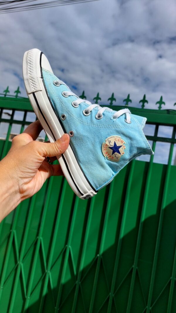 All Star ORIGINAL, verde água, cano médio, Tam 34 - Image 4